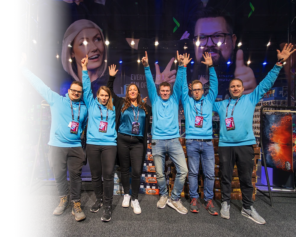 We are a dedicated team with 20+ years of experience within event maketing